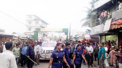 বরুড়ায় জাতীয় পার্টির উন্নয়ন র‌্যালি অনুষ্ঠিত